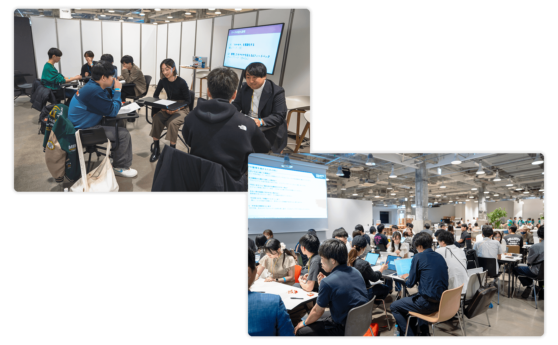 ｢学び・ヒントを得る場」―多彩な起業ワークショップの様子